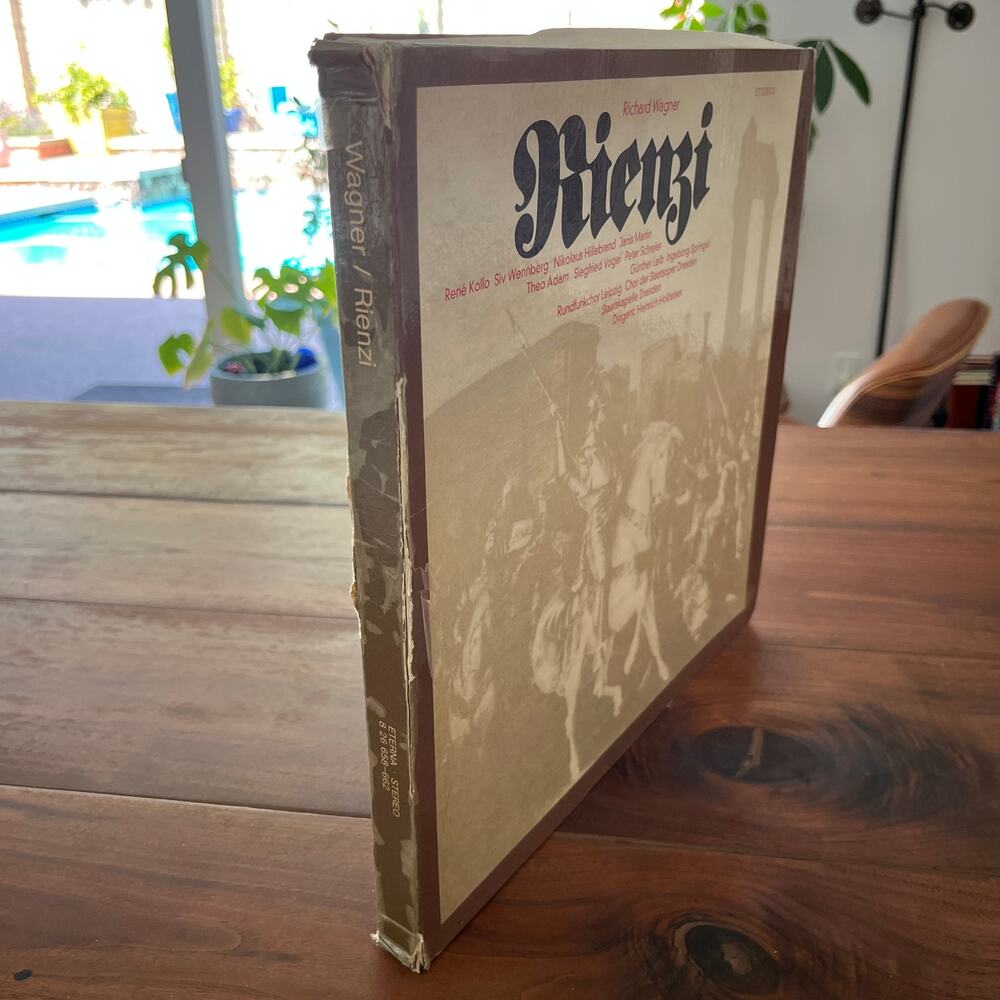 Wagner Rienzi 5xVinyl LP Box Set 1977 Eterna 826658-662 East Germany GDR RARE - Picture 2 of 16